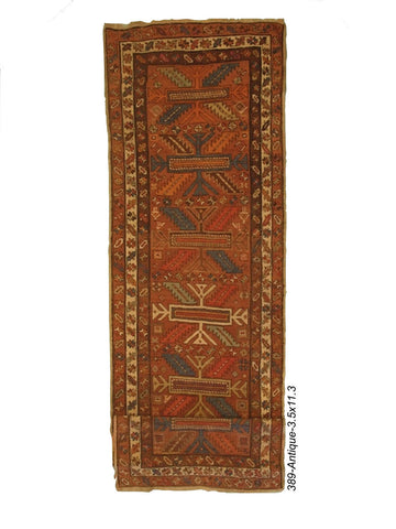Antique Russian Tribal Rug