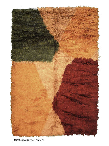 Modern Persian Shag Rug