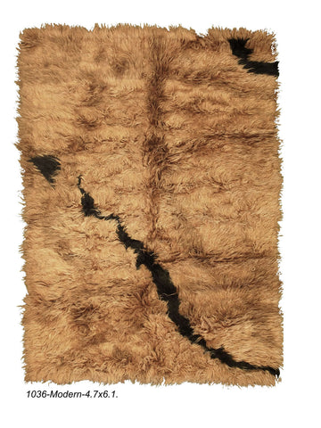 Modern Persian Shag Rug