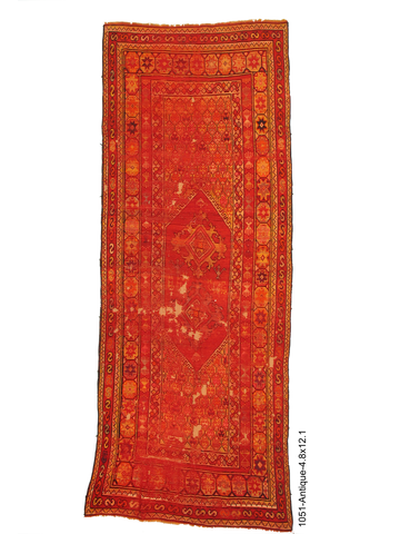 Red Antique Turkish Oushak Rug - Woven Passion Rugs