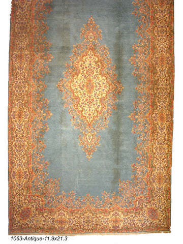 Antique Persian Kerman Rug