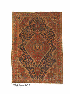Antique Persian Sarogh Rug