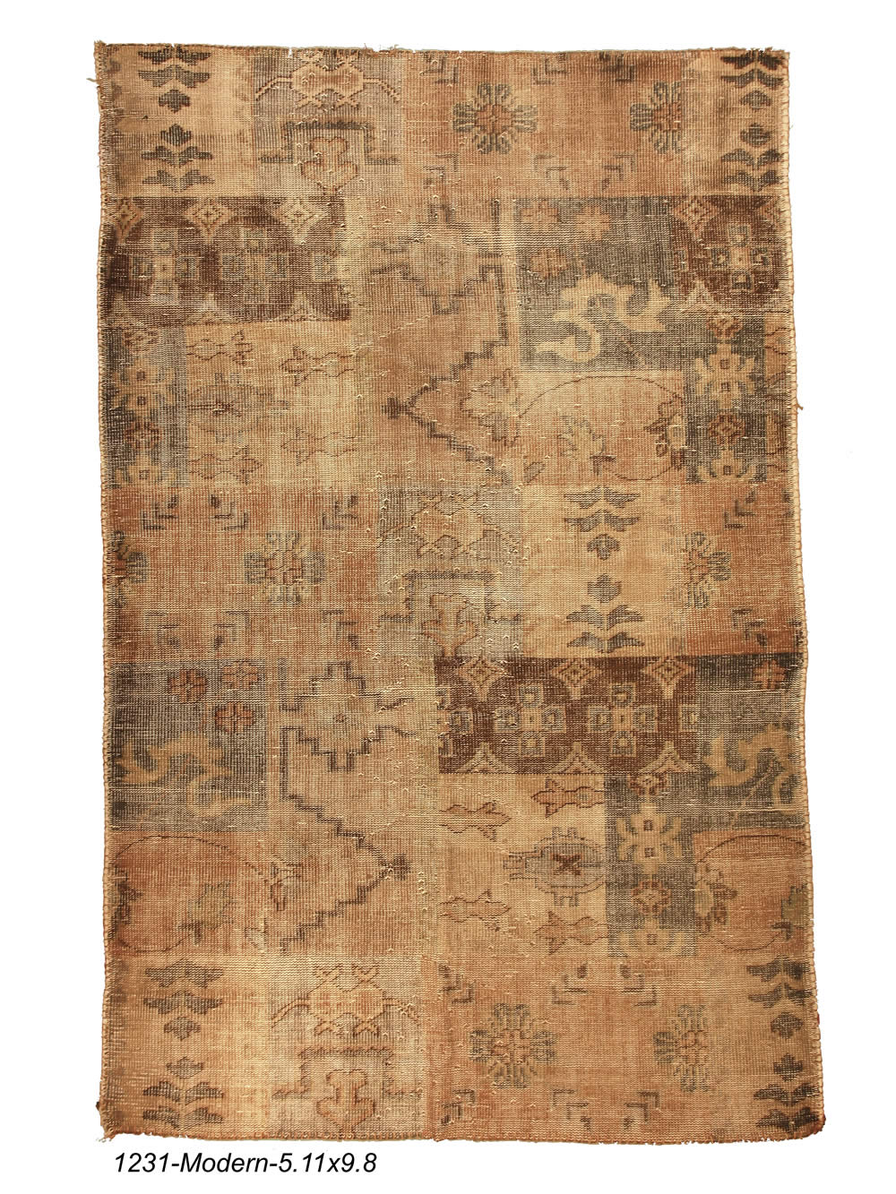 New Indian Patchwork Rug