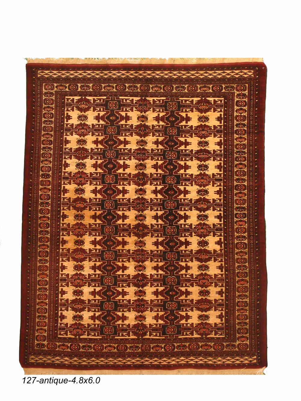 Antique Persian Turkmen Rug