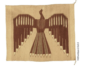 Navajo Single Saddle Stylized Eagle Rug