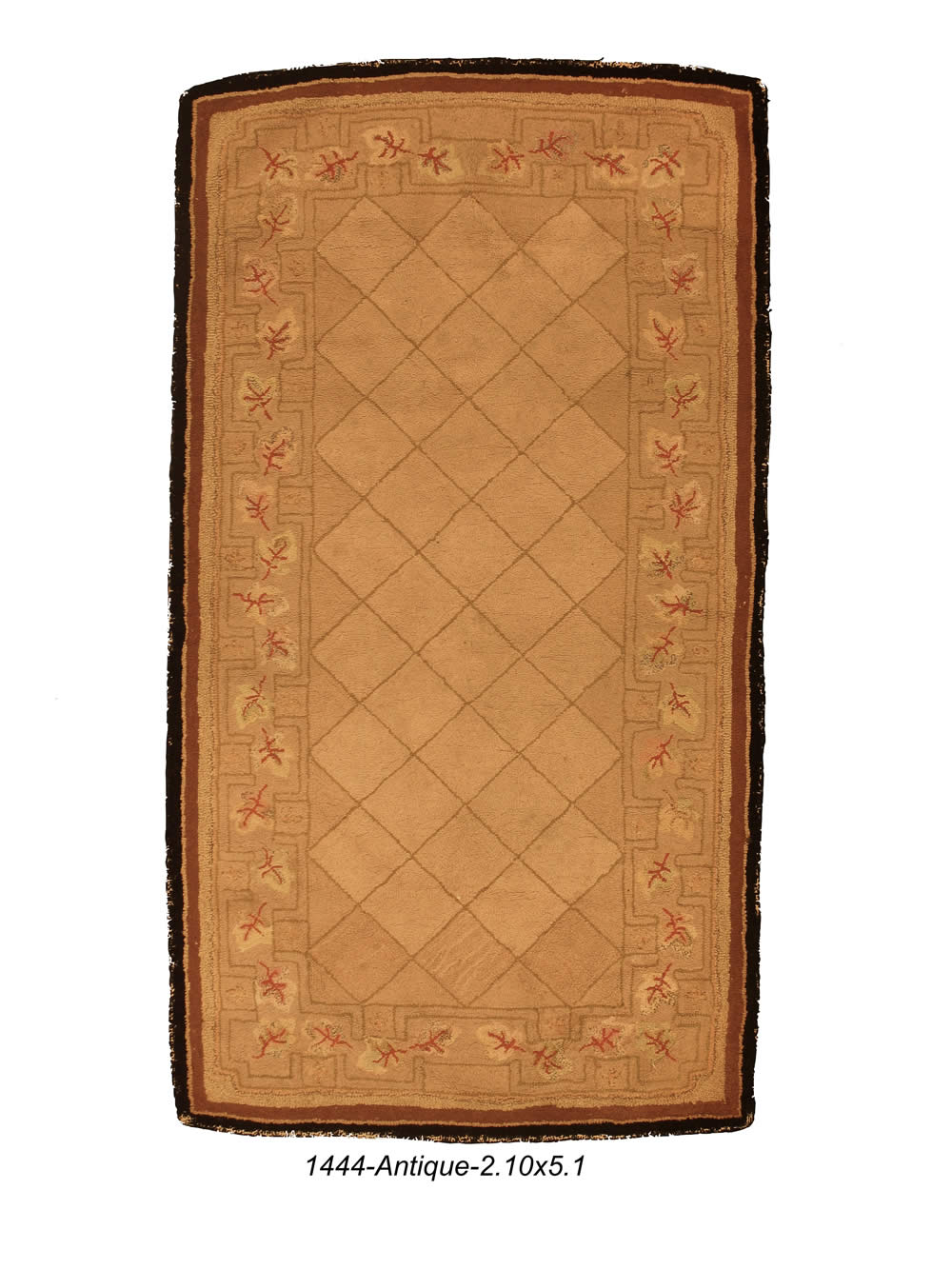 Antique Navaho Hook Rug - Woven Passion Rugs