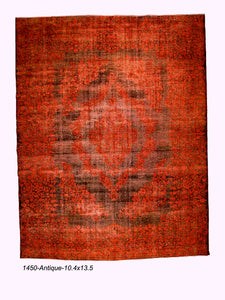 Antique Persian Over-dye Rug