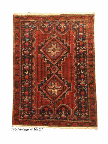 Vintage Persian Yalame Rug