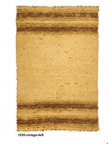 Unique, Vintage Turkish Area Rug - 100% Handmade