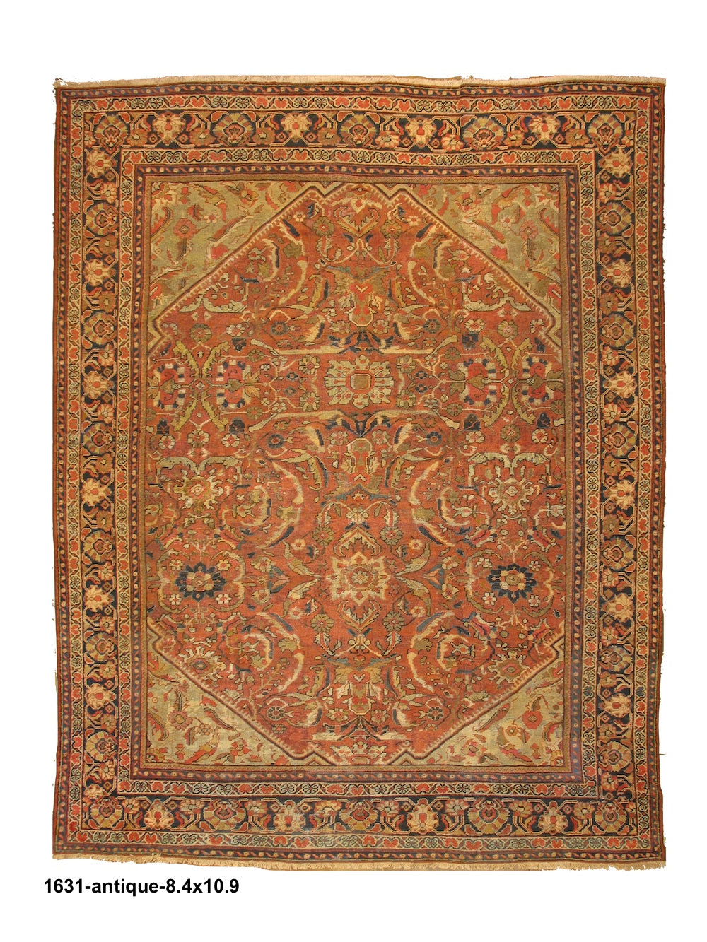 Antique Mahal Persian Rug
