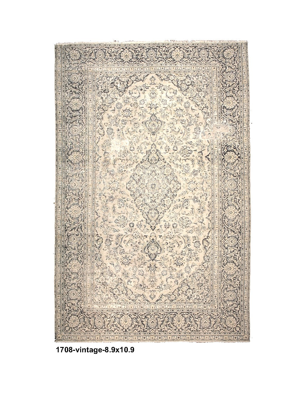 Vintage Distressed Persian Rug