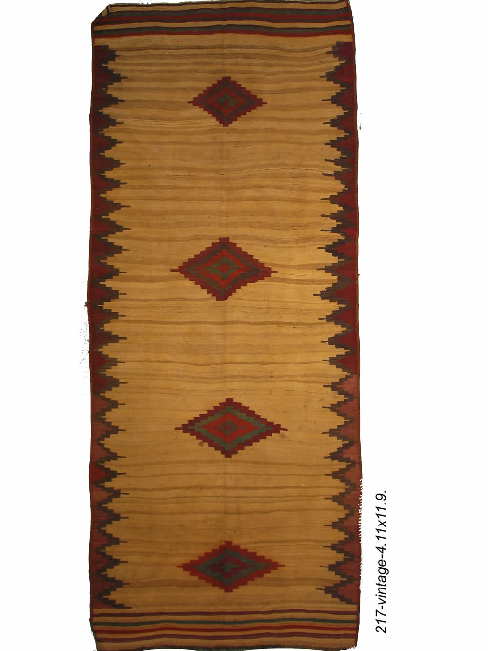 Vintage Persian Bakhtiari Rug