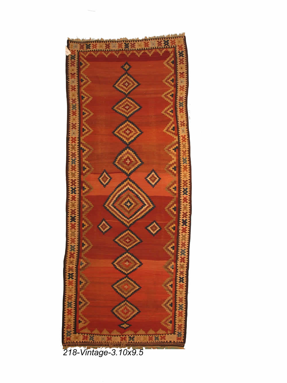 Vintage Persian Bakhtiari Kilim