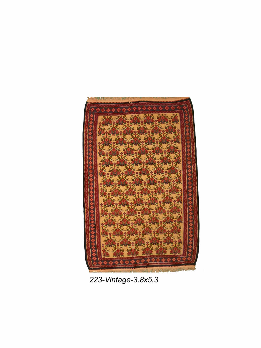 Vintage Persian Senneh Kilim