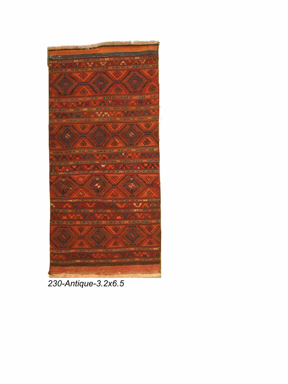 antique persian bakhtiari kilim