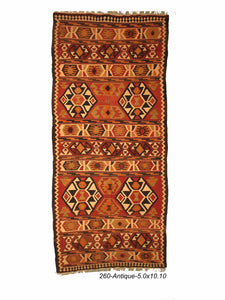 Antique Persian Bakhtiari Kilim