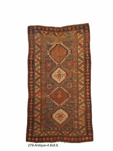 Antique Persian Kazak Rug