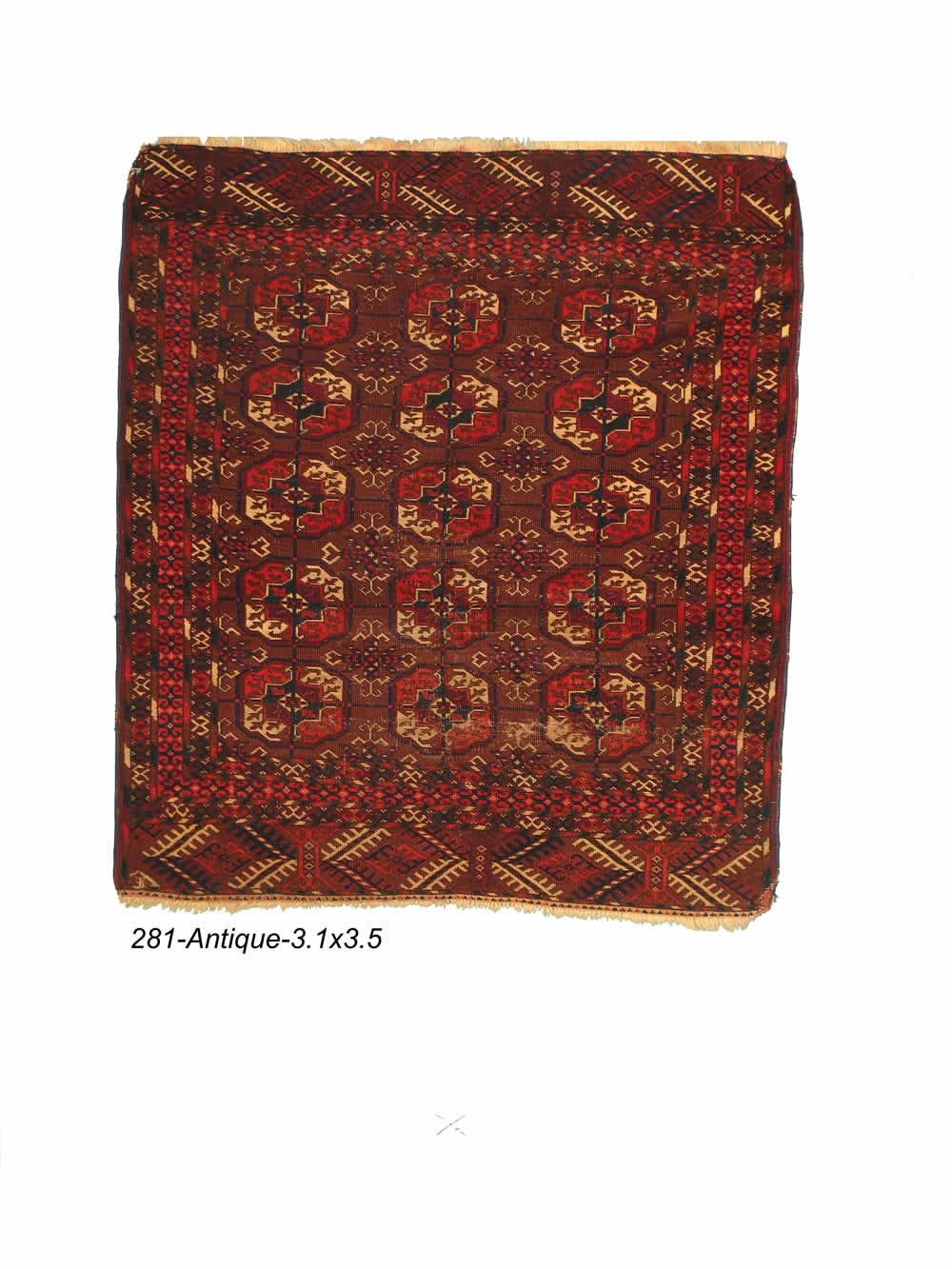 Antique Persian Yomut Turkmen Rug