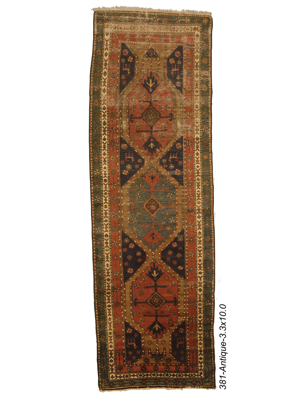 Antique Persian Sarab Rug