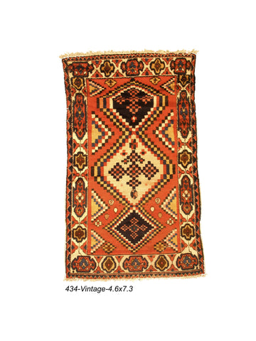 Vintage Persian Gabeh Rug