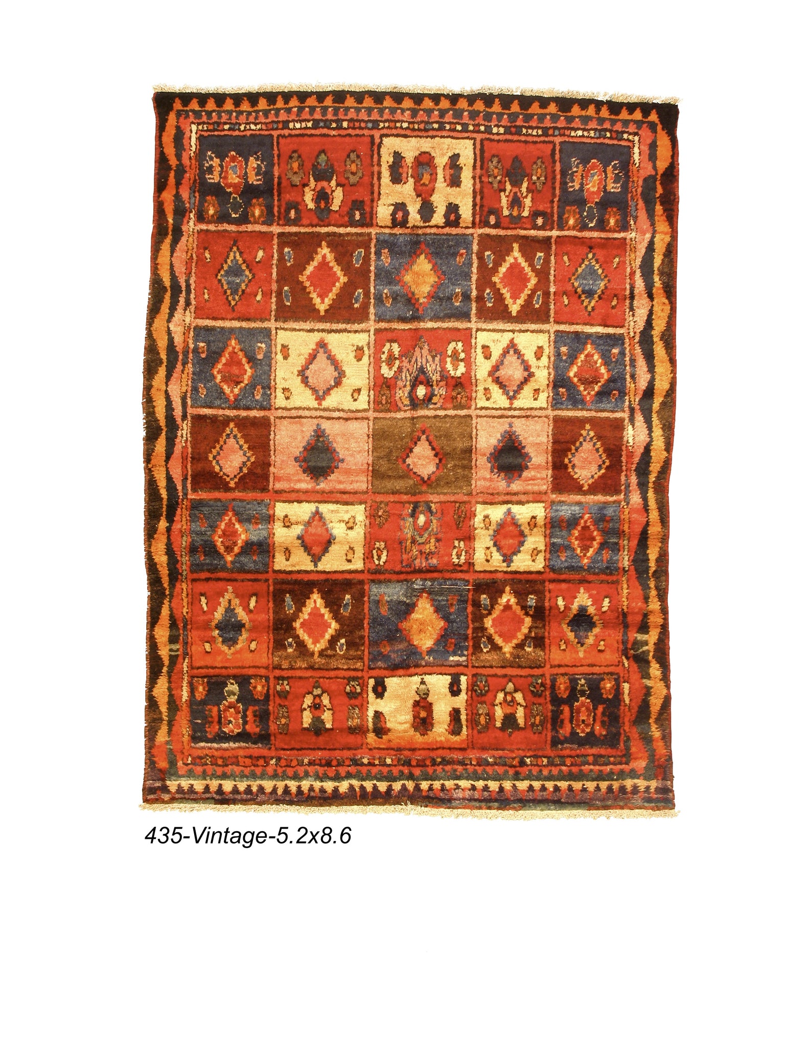 Vintage Persian Gabeh Rug