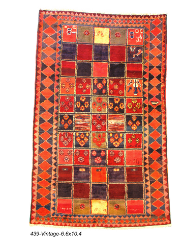 Vintage Persian Gabeh Rug