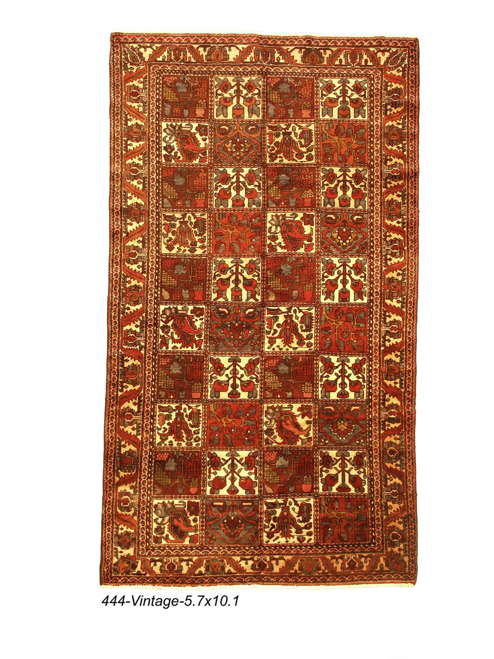Vintage Persian Bakhtiari Rug