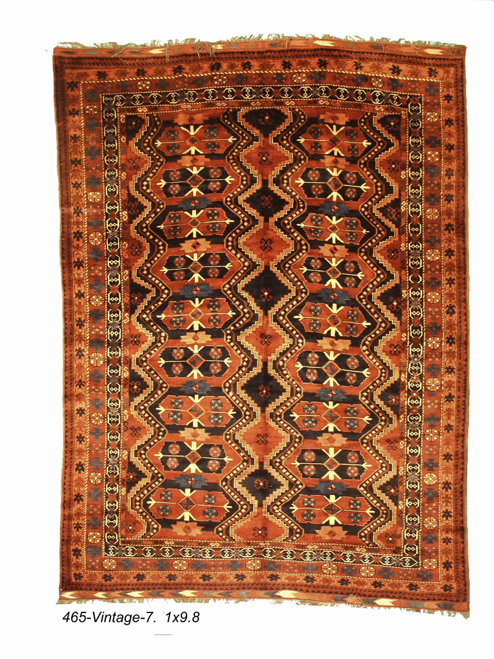 Vintage Afghan Rug