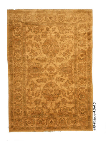 Vintage Turkish Oushak Rug