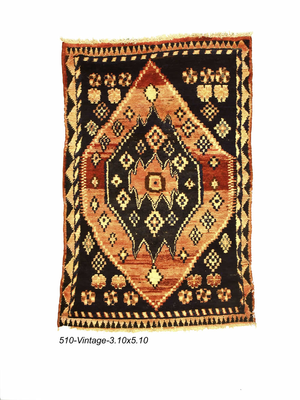 Vintage Persian Gabeh Rug