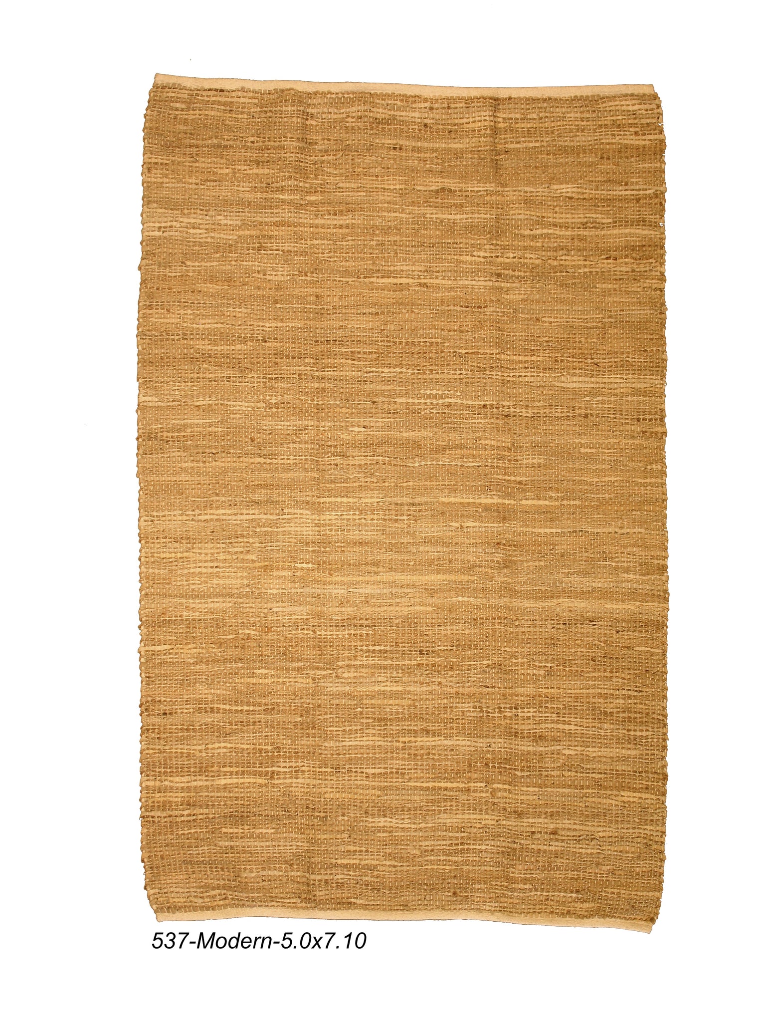 Modern Leather Knitted Rug