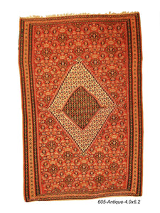 Red Antique Sennah Rug