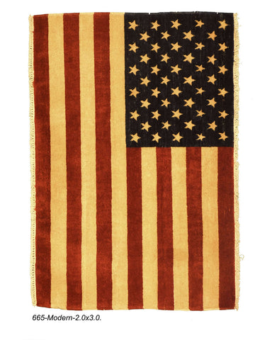 Modern Flag Rug - Woven Passion Rugs
