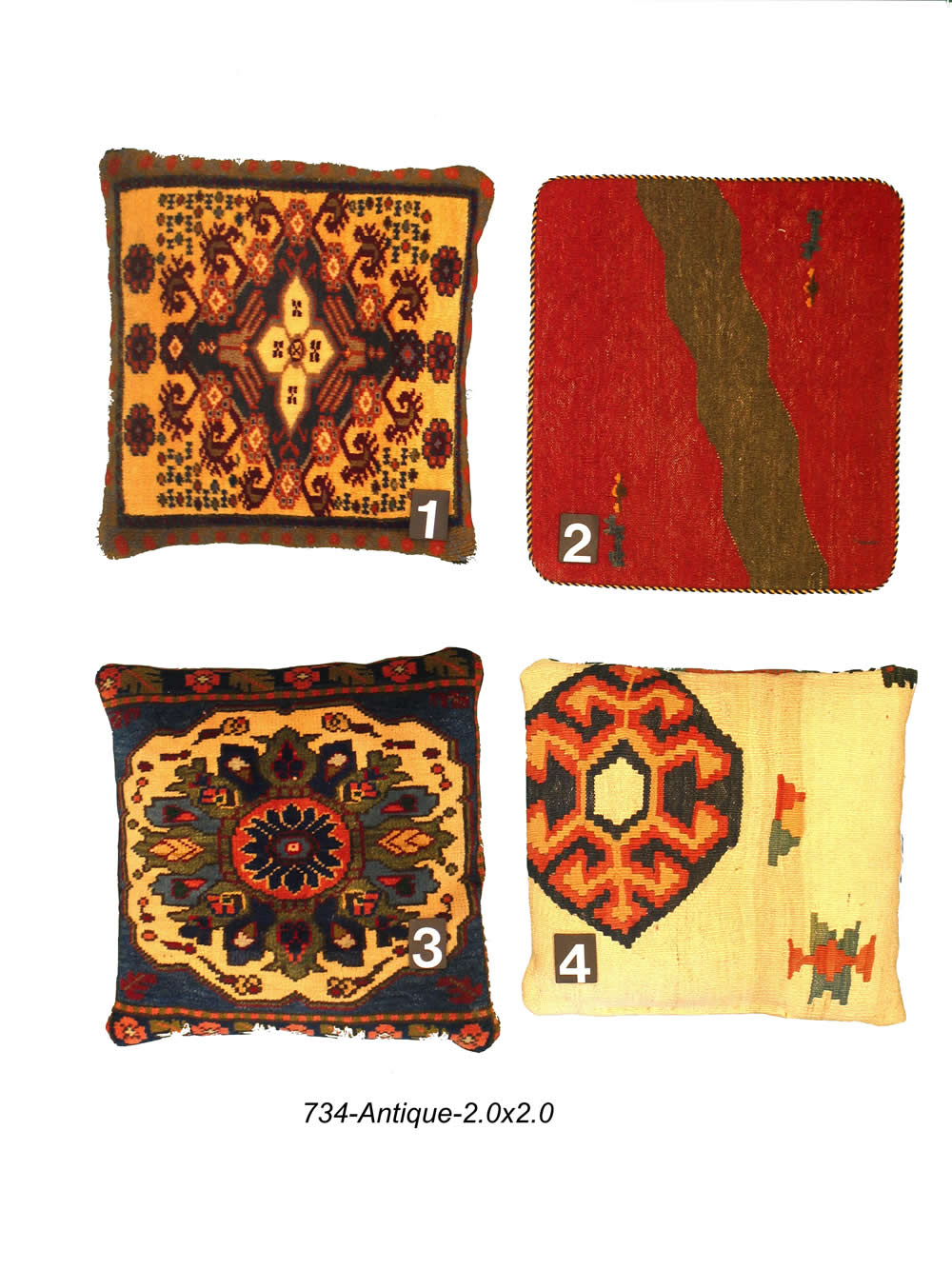 Antique Persian Pillows